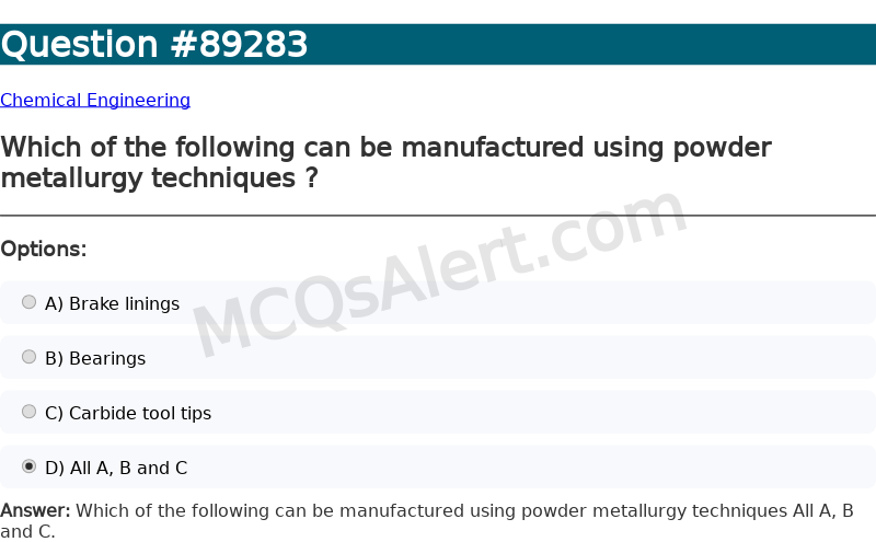Question Screenshot