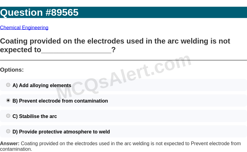 Question Screenshot