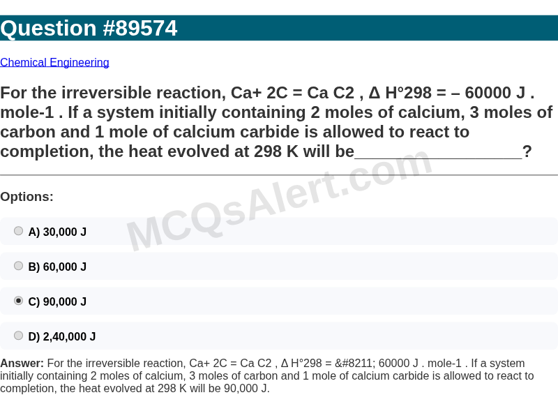 Question Screenshot