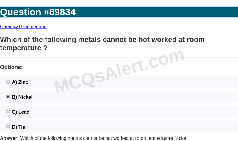 Question Screenshot
