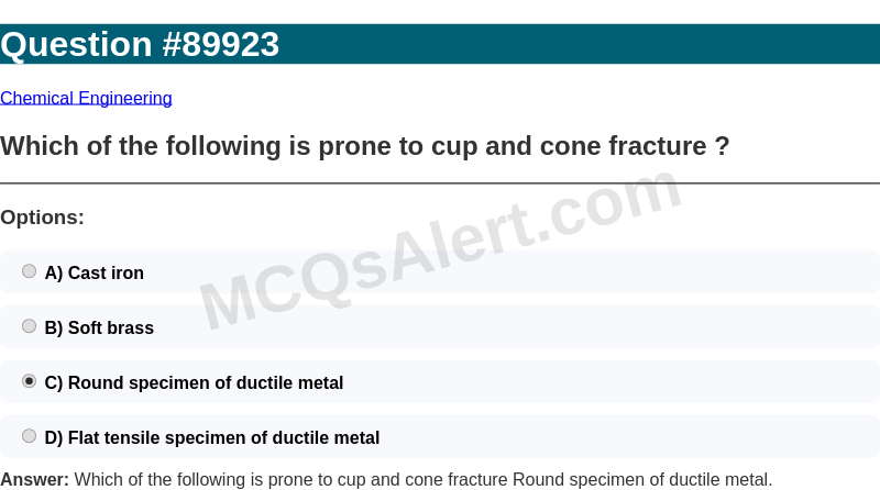 Question Screenshot