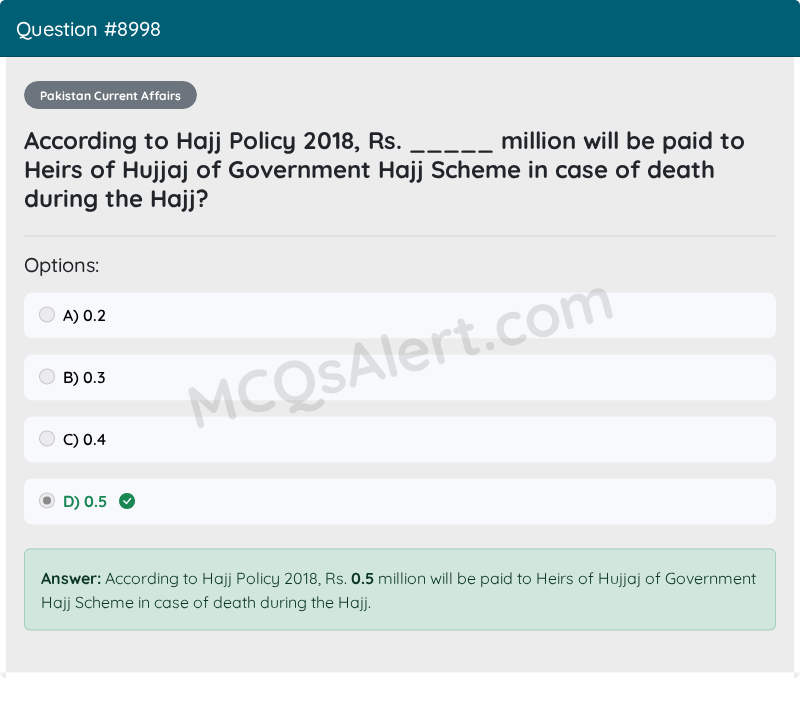 Question Screenshot