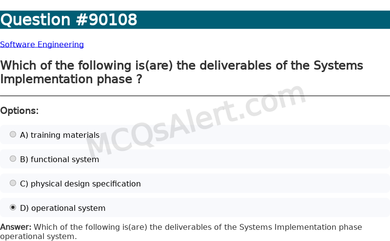 Question Screenshot