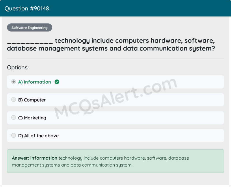 Question Screenshot