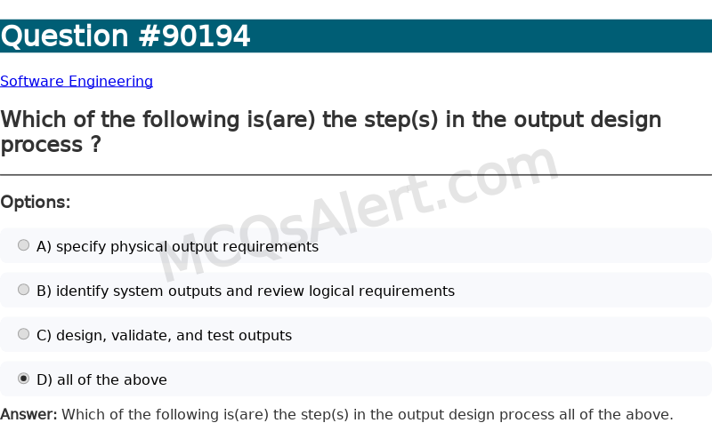 Question Screenshot
