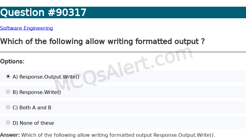Question Screenshot