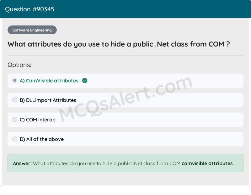 Question Screenshot