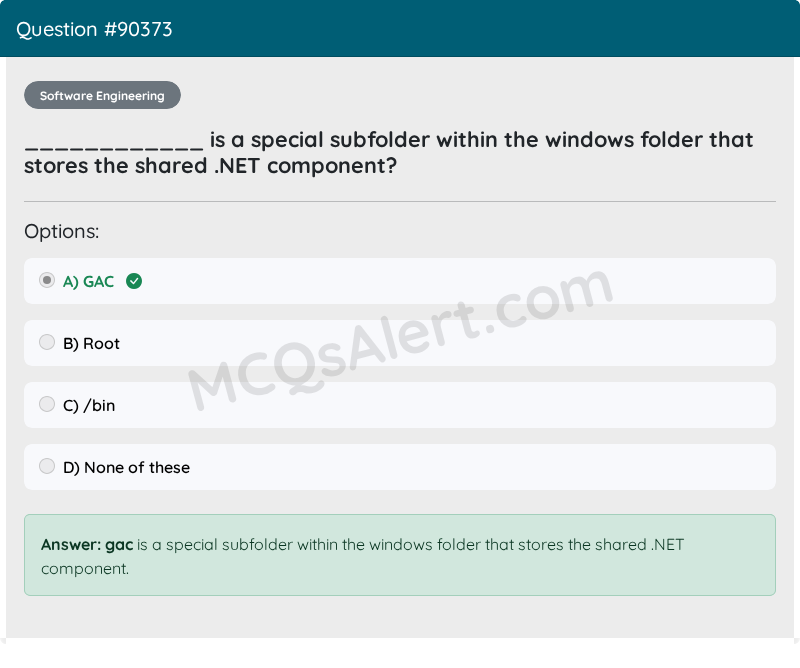 Question Screenshot
