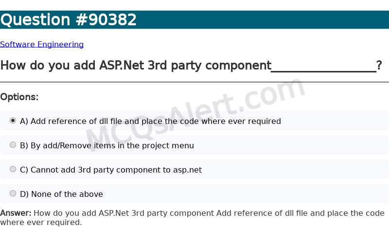 Question Screenshot