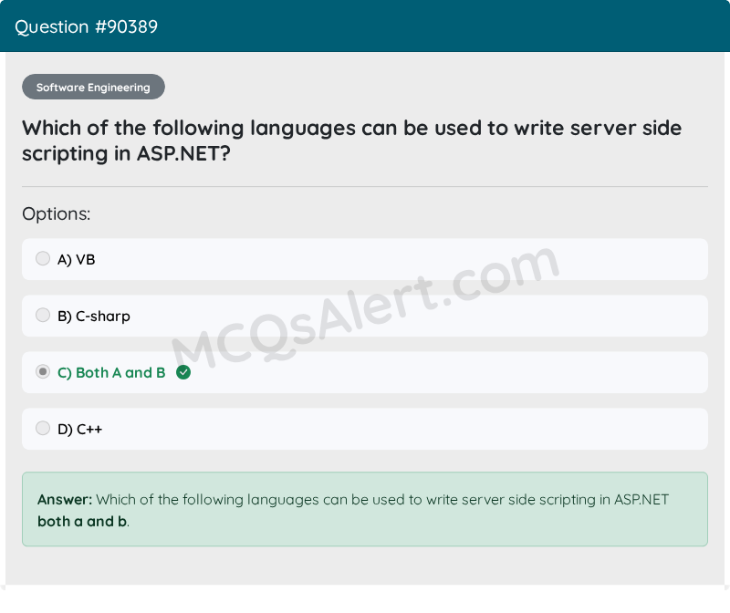 Question Screenshot