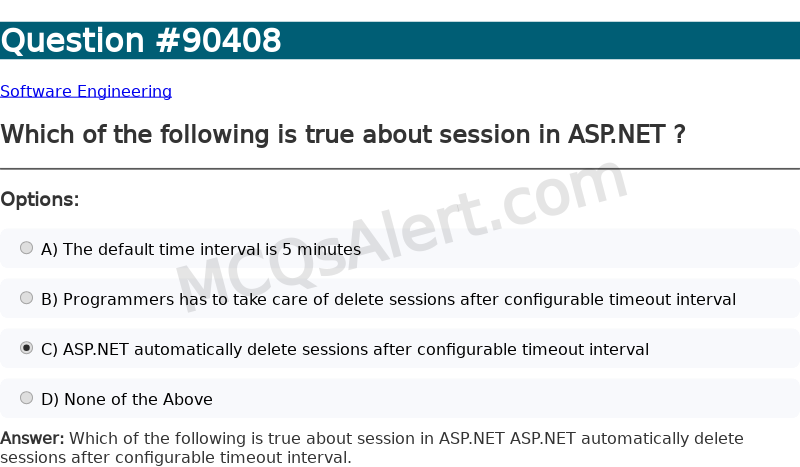 Question Screenshot