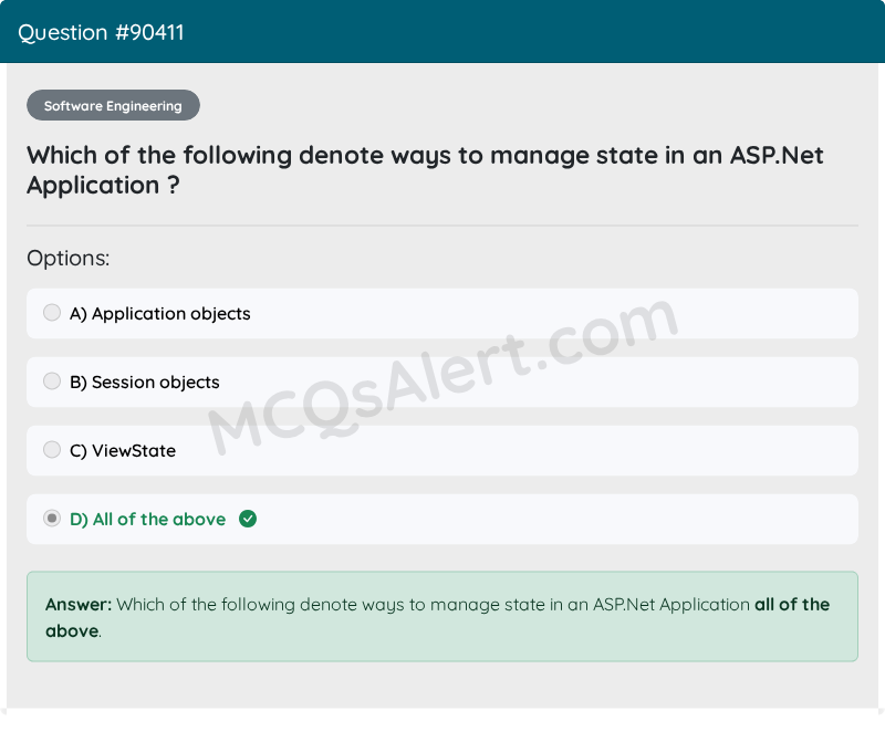 Question Screenshot