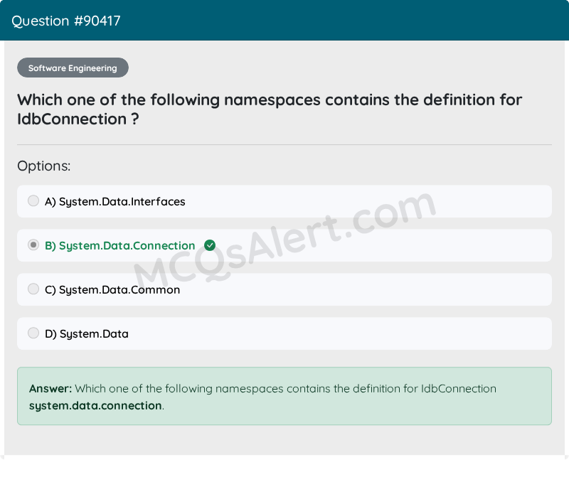 Question Screenshot