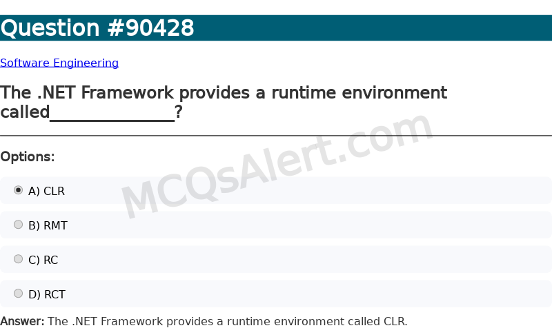 Question Screenshot