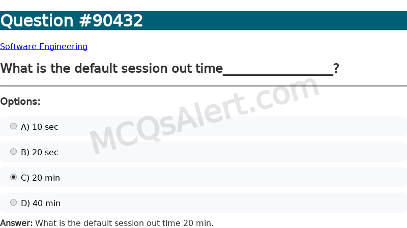 Question Screenshot