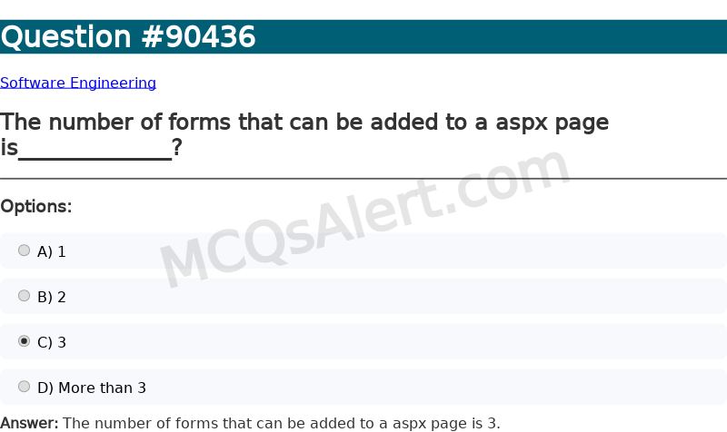 Question Screenshot