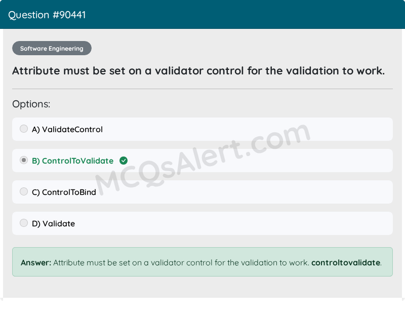 Question Screenshot