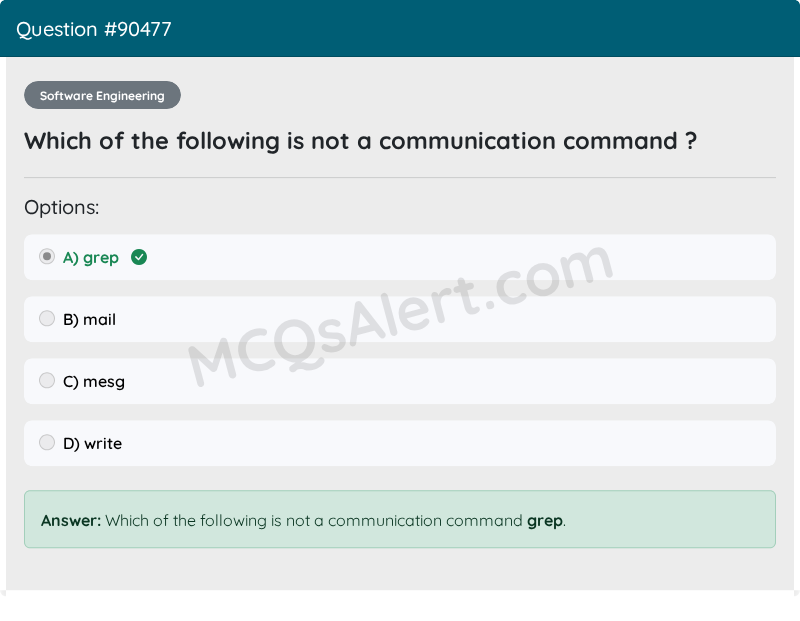 Question Screenshot