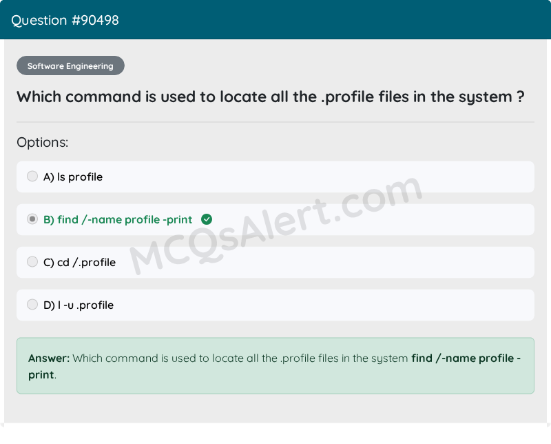 Question Screenshot