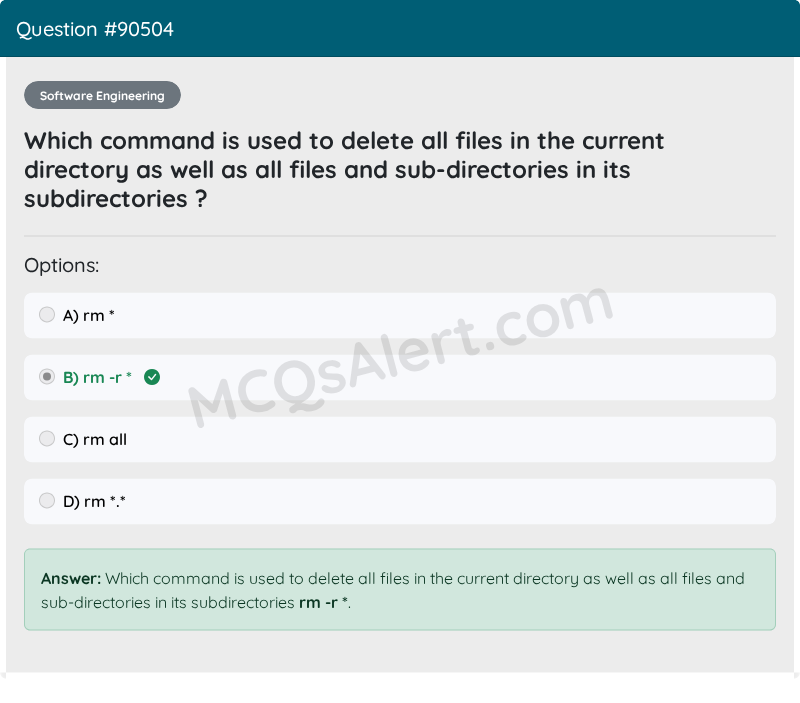 Question Screenshot
