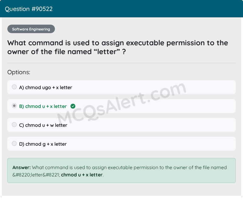 Question Screenshot