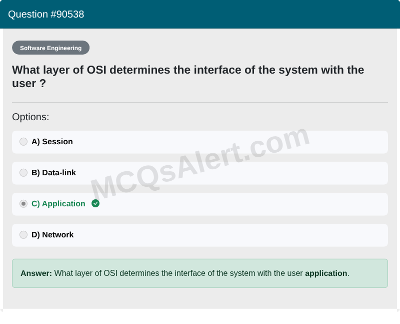 Question Screenshot