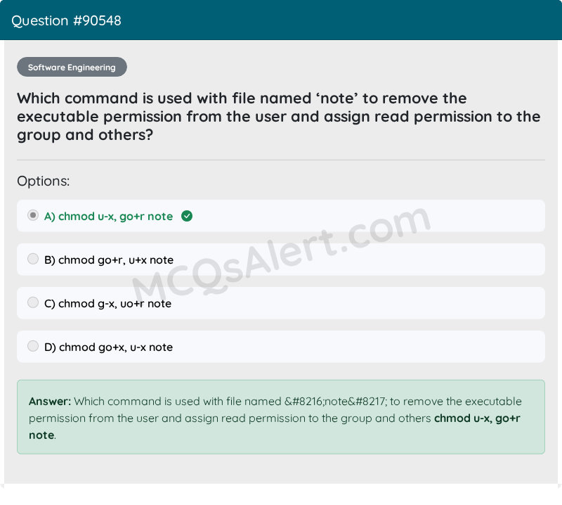 Question Screenshot