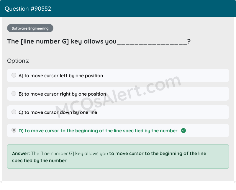 Question Screenshot