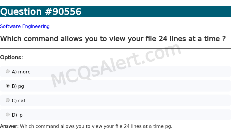 Question Screenshot