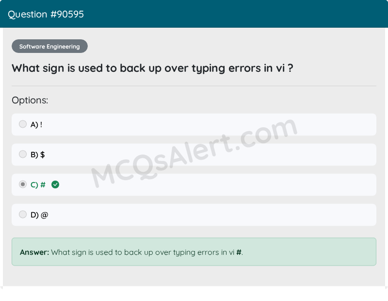 Question Screenshot