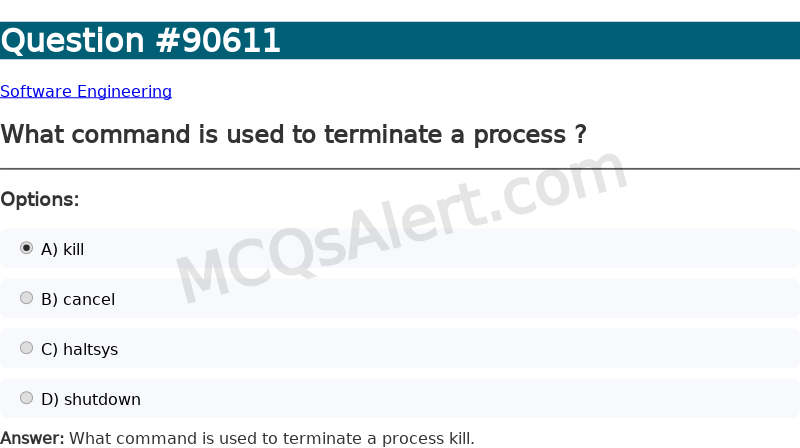 Question Screenshot