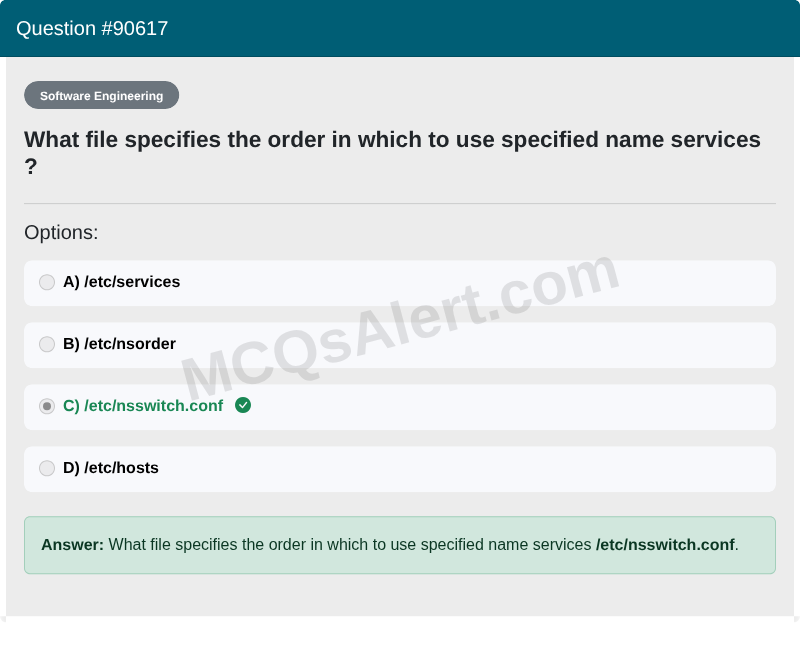 Question Screenshot