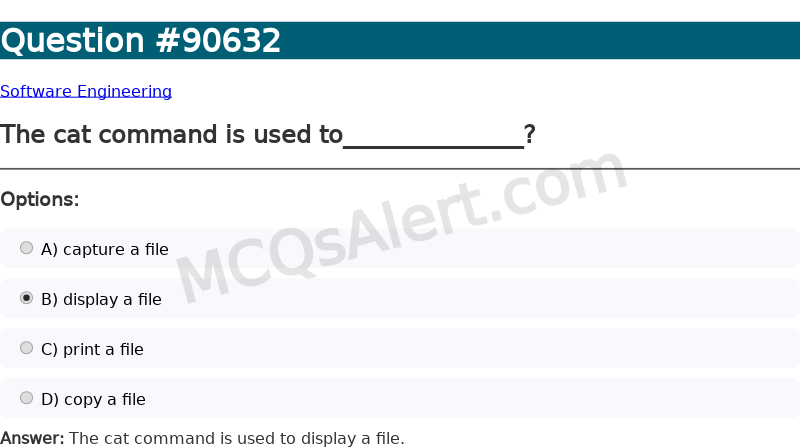 Question Screenshot