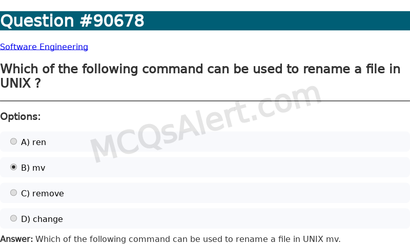 Question Screenshot