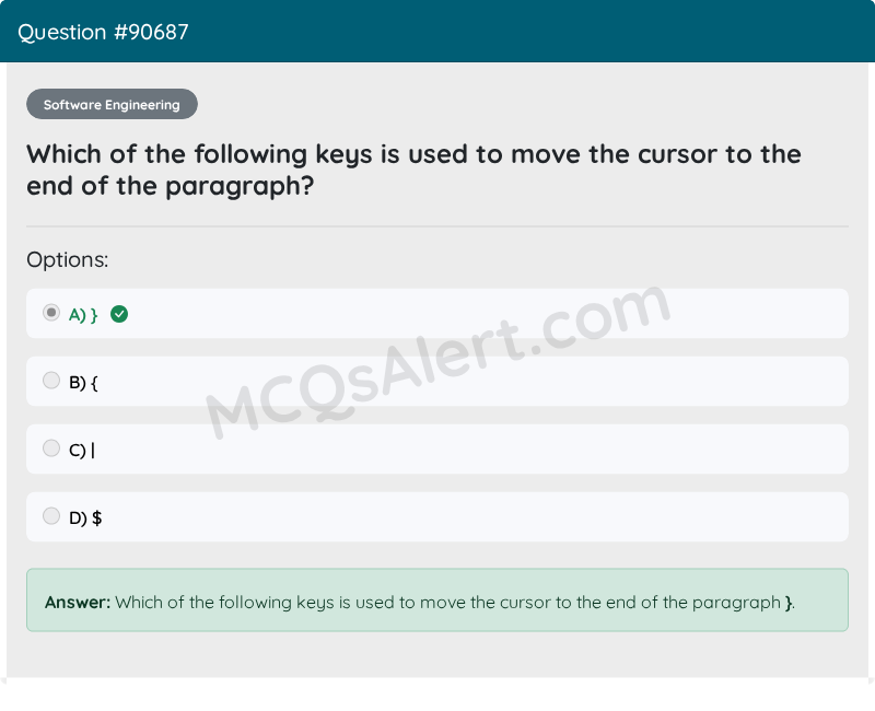 Question Screenshot