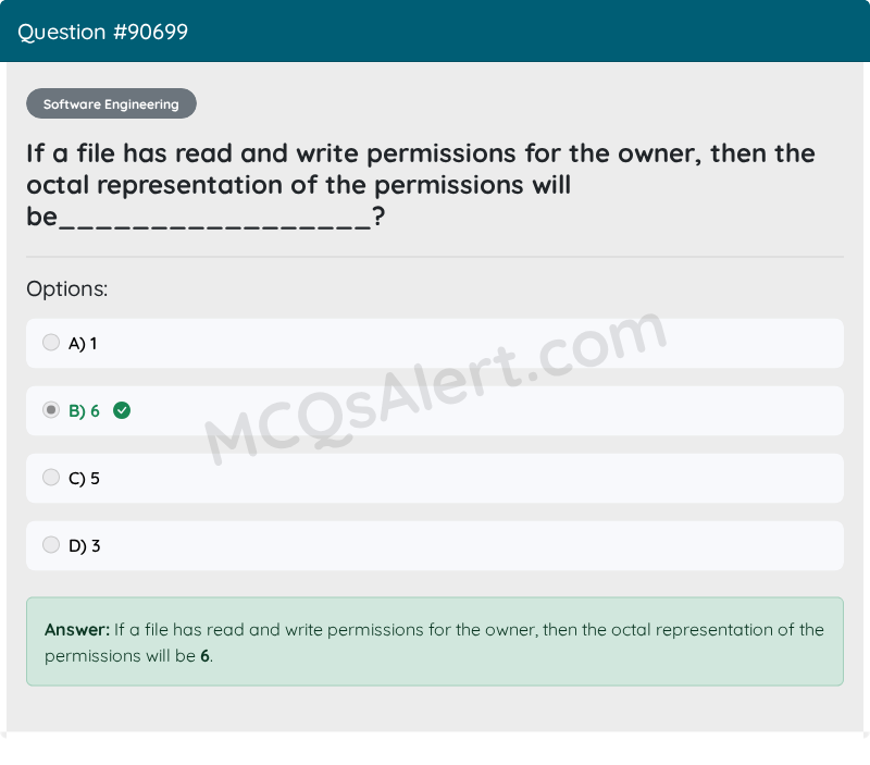 Question Screenshot