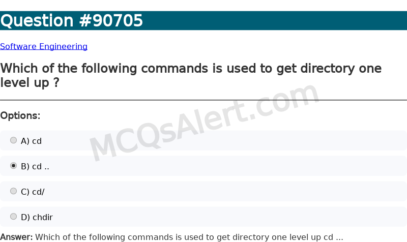 Question Screenshot