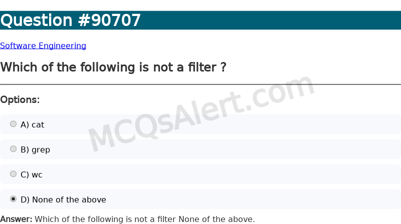 Question Screenshot