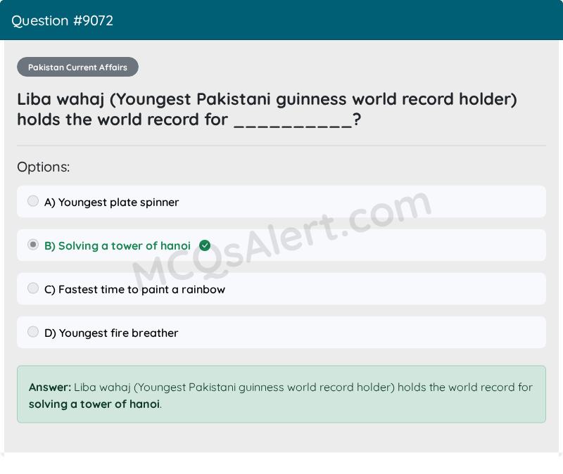 Question Screenshot