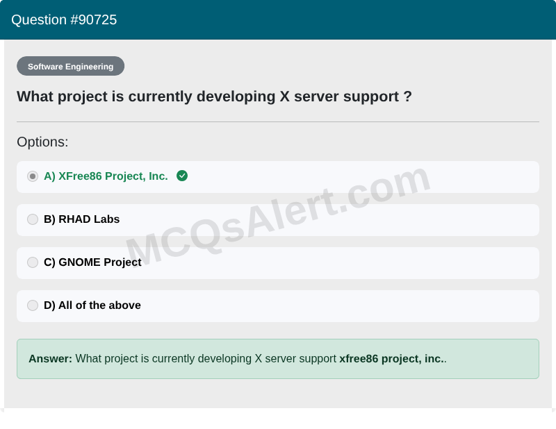 Question Screenshot