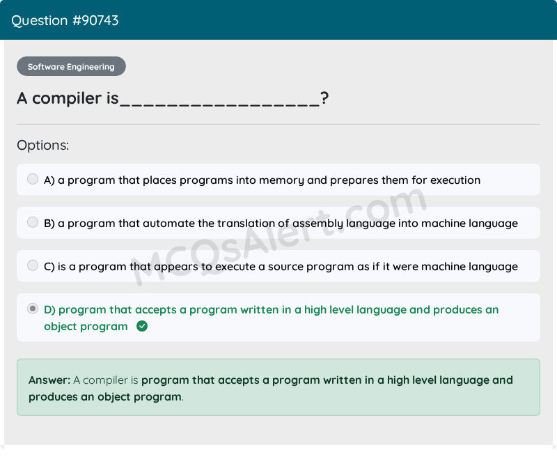 Question Screenshot