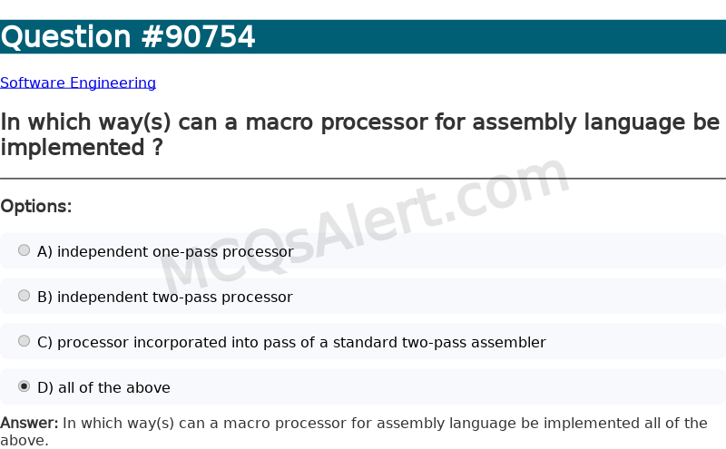 Question Screenshot