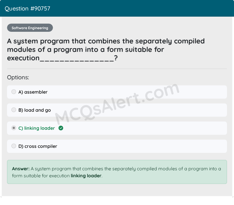 Question Screenshot