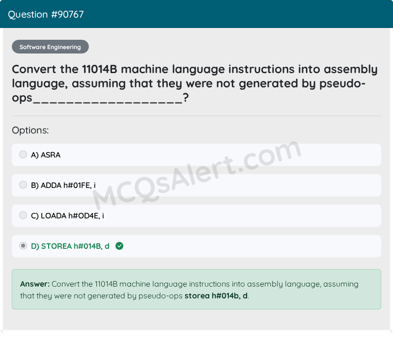 Question Screenshot