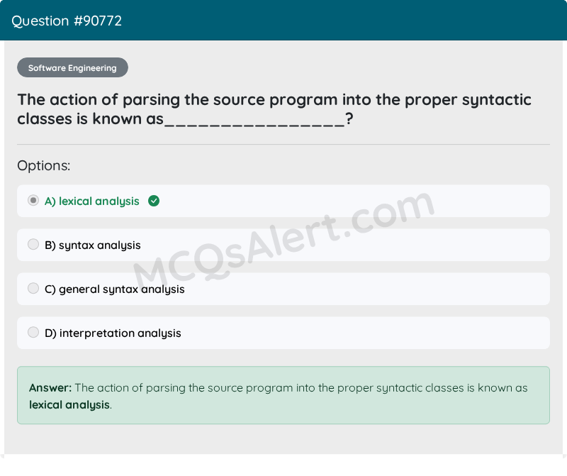 Question Screenshot