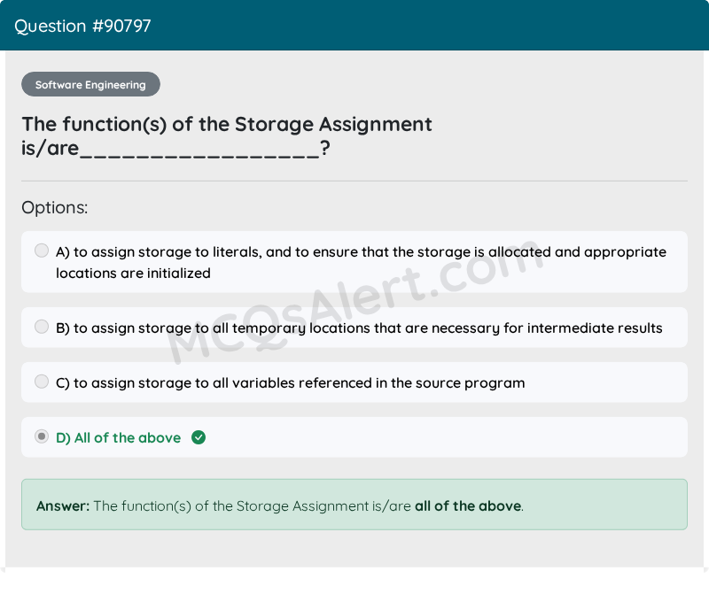 Question Screenshot