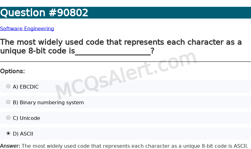 Question Screenshot