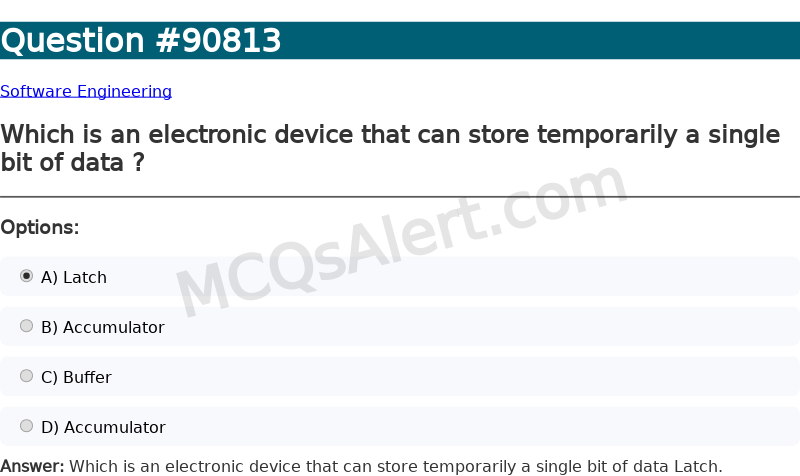Question Screenshot