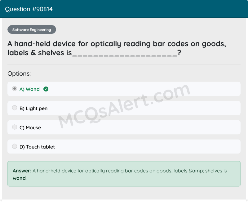 Question Screenshot