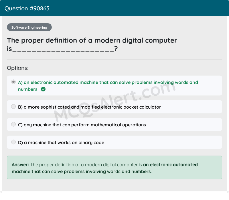 Question Screenshot